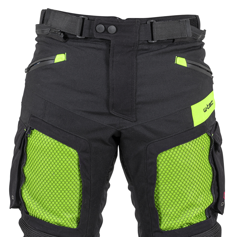 Moto kalhoty W-TEC Aircross černo-zlatá 3XL (obrázek 9)