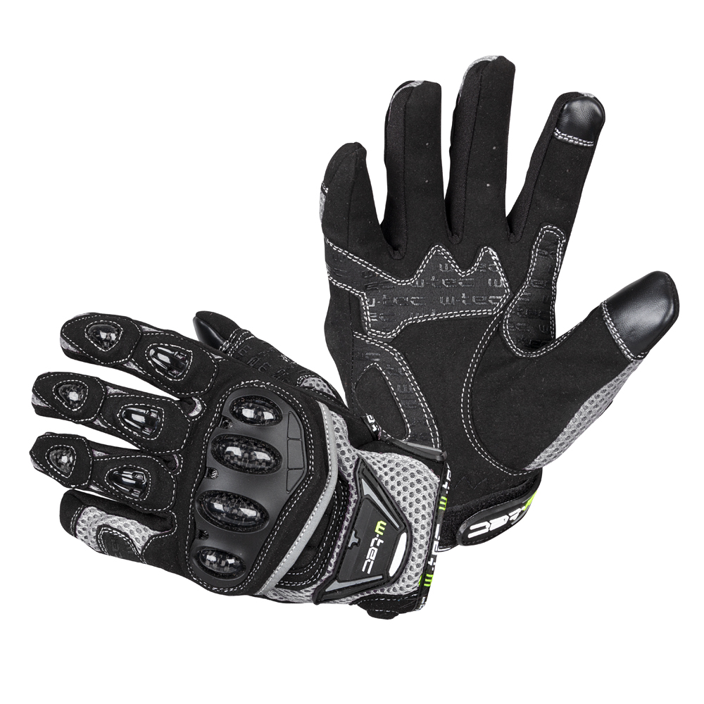 Moto rukavice W-TEC Upgear černo-šedá XL
