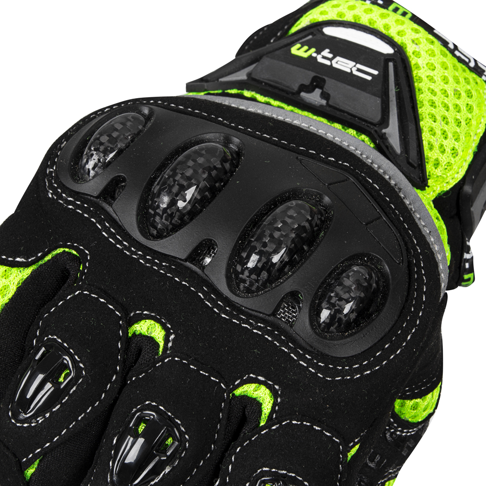Moto rukavice W-TEC Upgear černá-fluo M (obrázek 4)