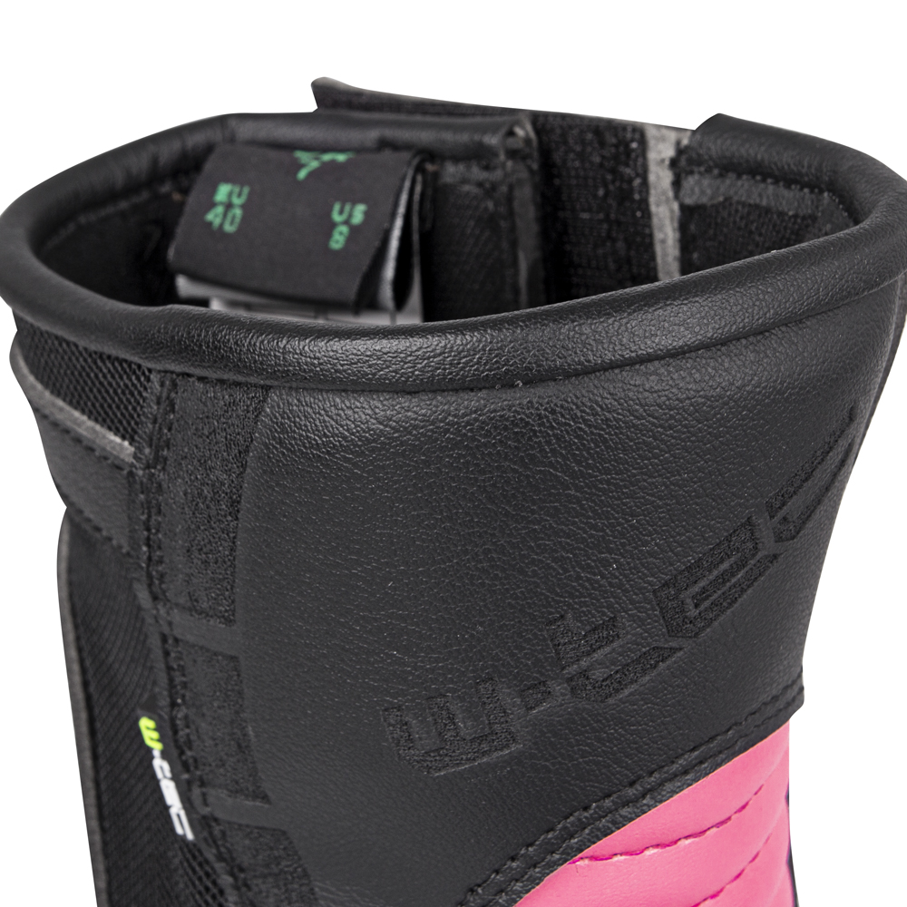 Dámské kožené moto boty W-TEC Beckie černo-růžová 36 - Obrázek 6