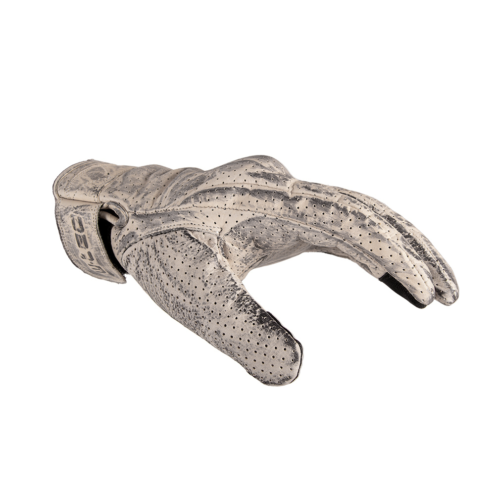 Kožené moto rukavice W-TEC Airburst béžová L - Obrázek 4