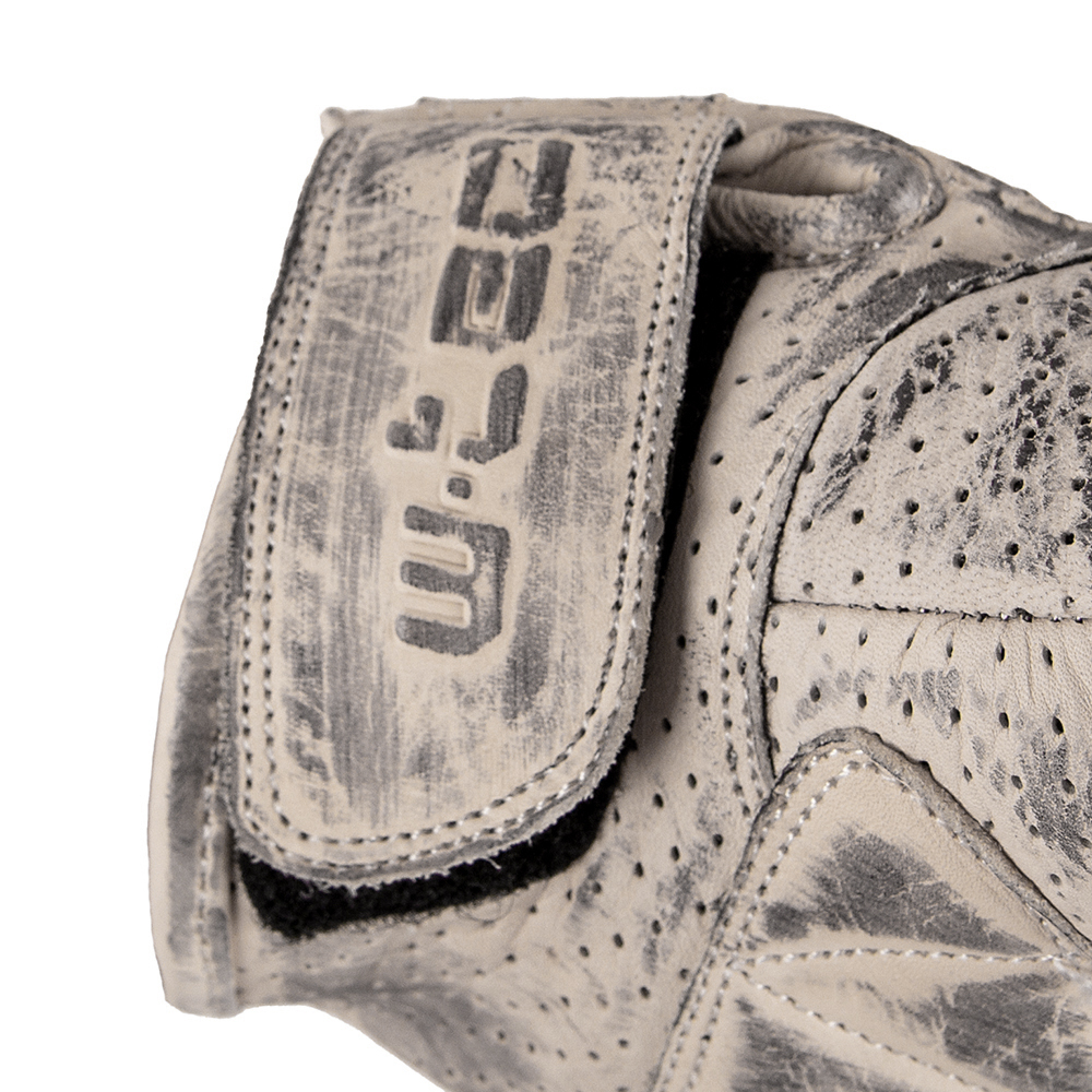 Kožené moto rukavice W-TEC Airburst béžová L - Obrázek 5