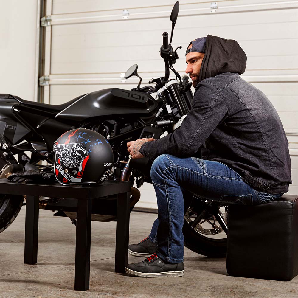 Moto boty W-TEC Kostow černá 39 (obrázek 9)