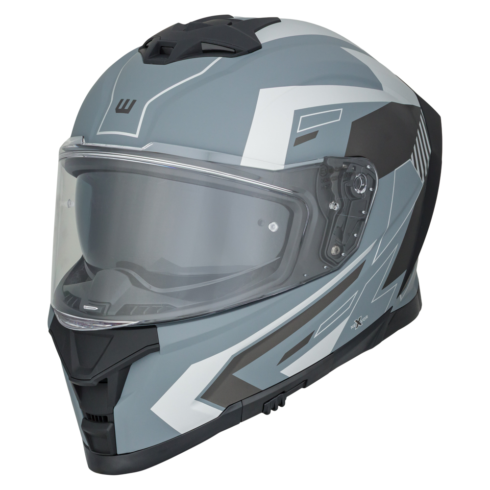 Moto přilba W-TEC Nexwor Graphic šedá M (57-58)