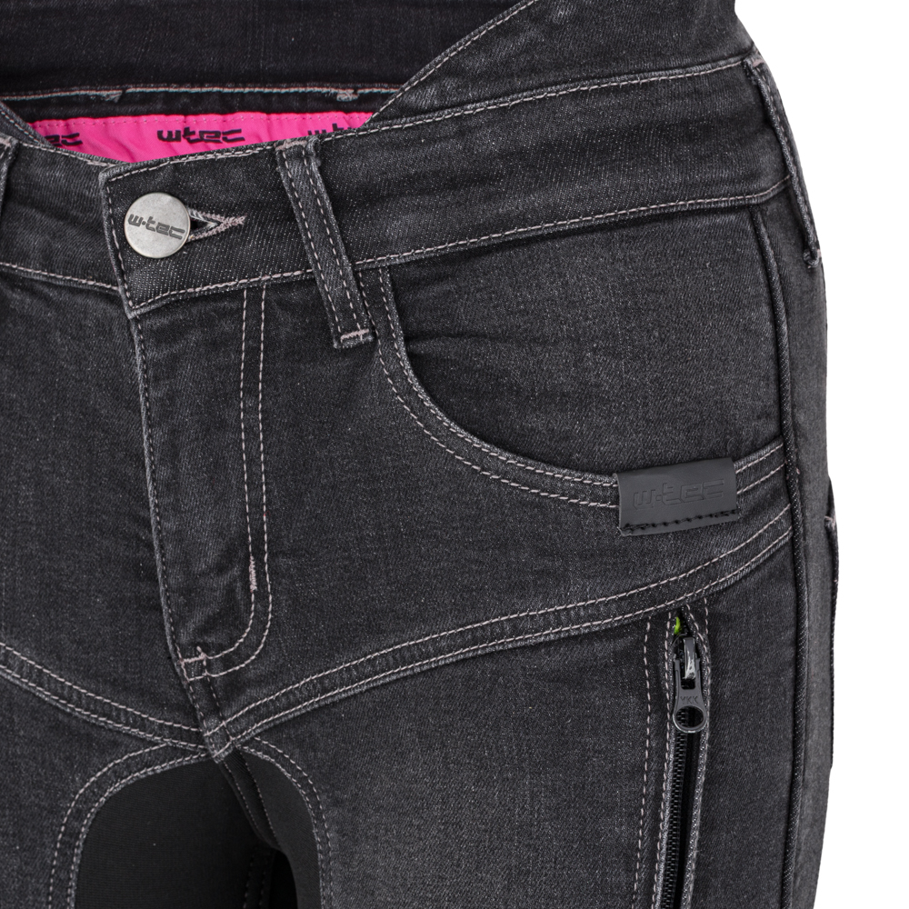 Dámské moto jeansy W-TEC Biterilla Eva Lady černá M (obrázek 11)