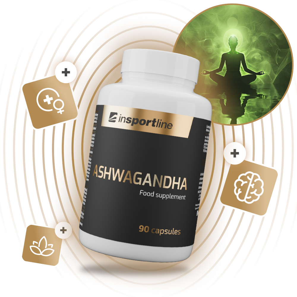 Doplněk stravy inSPORTline Ashwaganda, 90 kapslí - Obrázek 3