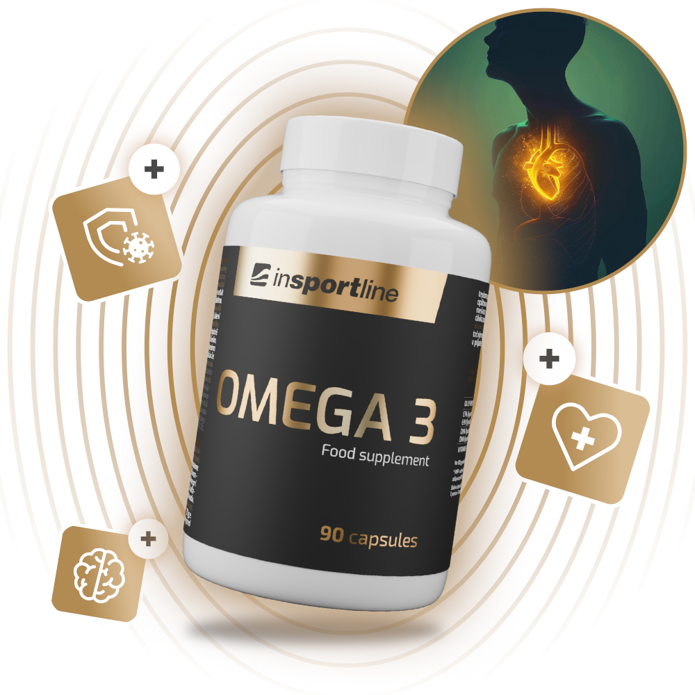 Doplněk stravy inSPORTline Omega 3, 90 kapslí - Obrázek 3