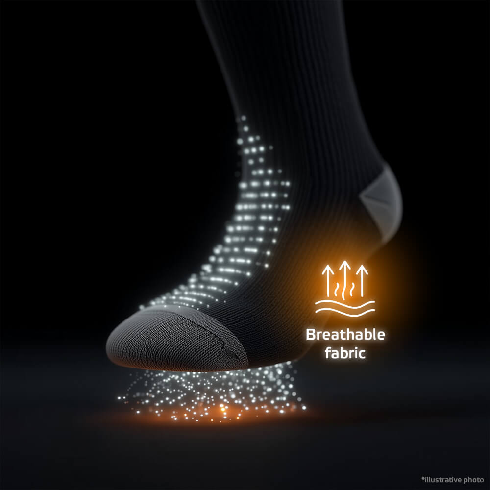 Merino nepromokavé ponožky inSPORTline Pantesa AG+ antibakteriální L (43-46) - Obrázek 5