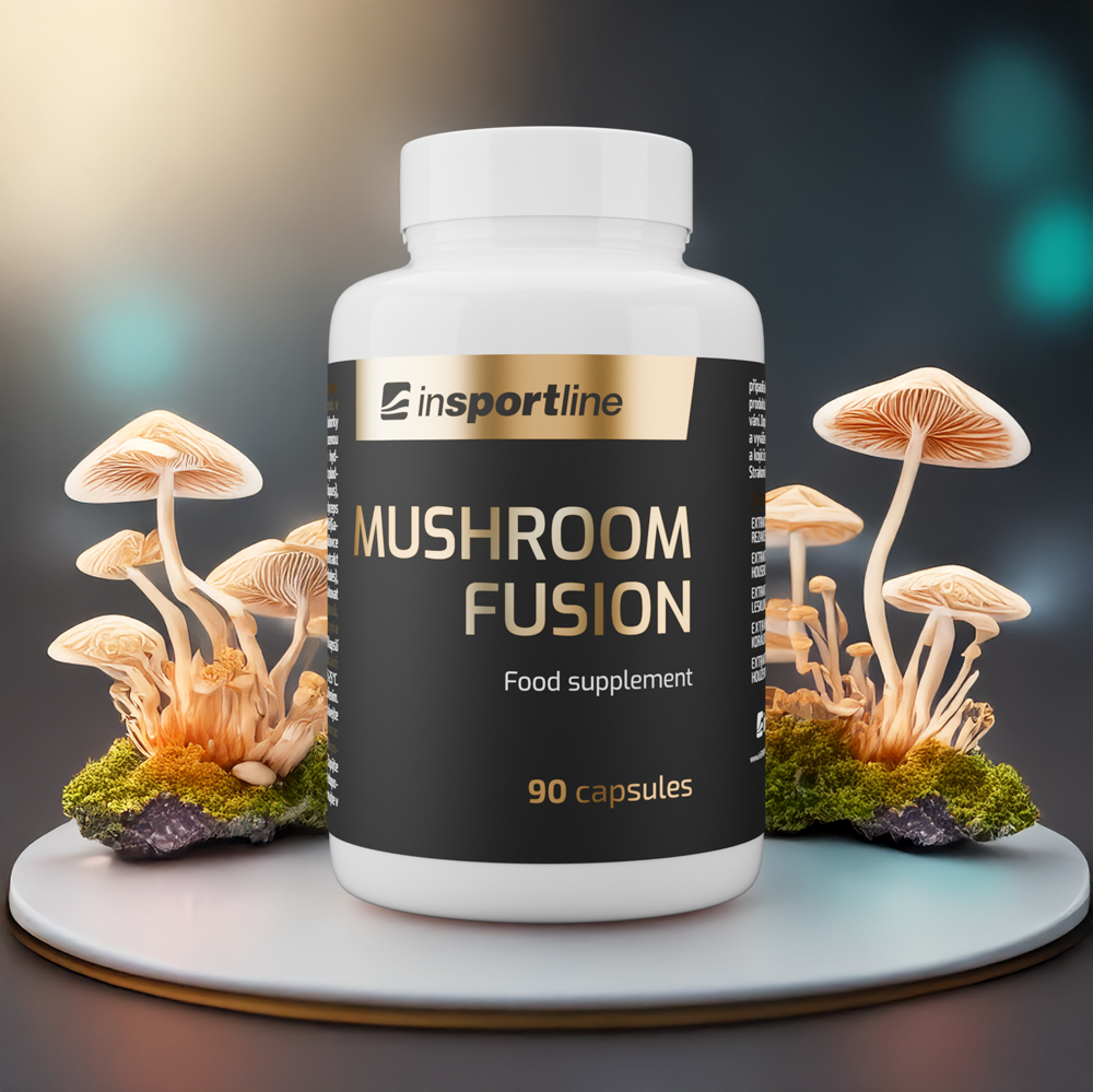 Wellness směs hub inSPORTline MushroomFusion, 90 kapslí (obrázek 4)