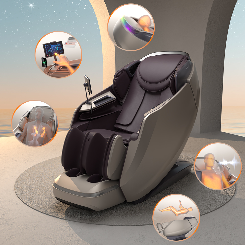 4D masážní křeslo inSPORTline Balsadena béžová - Obrázek 4