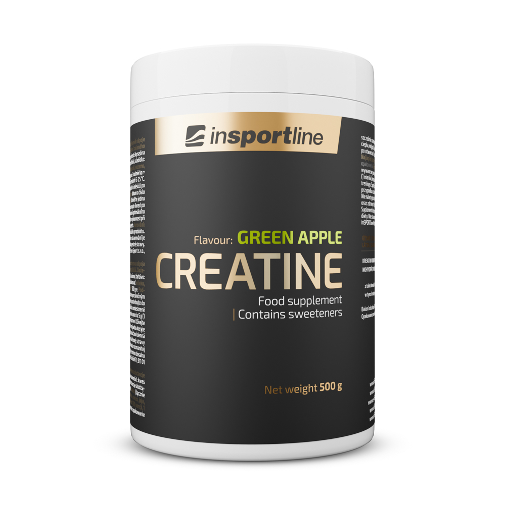 Doplněk stravy inSPORTline Kreatin 500g zelené jablko - Obrázek 4