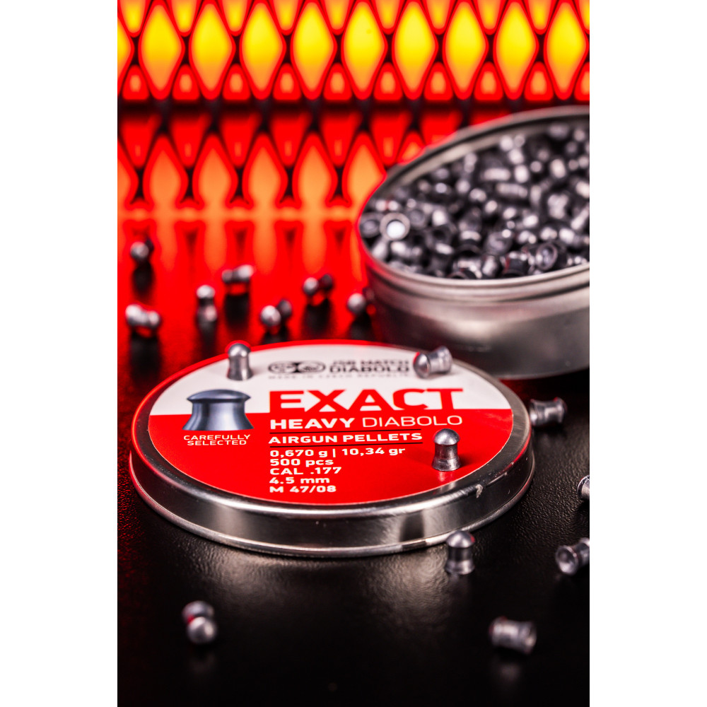 Diabolo JSB Exact Heavy 4,52 mm 500ks - Obrázek 4