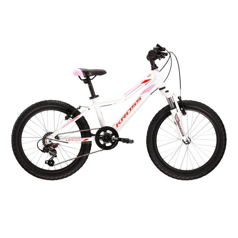 Dětské kolo Kross Lea Mini 2.0 20" Gen 003 11" bílá/červená/růžová