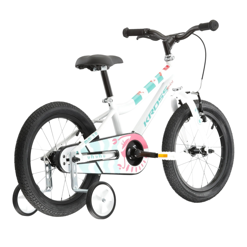 Dětské kolo Kross Mini 3.0 16" Gen 005 9" (100-125 cm) bílá/seledynová/korálová/lesk (obrázek 3)