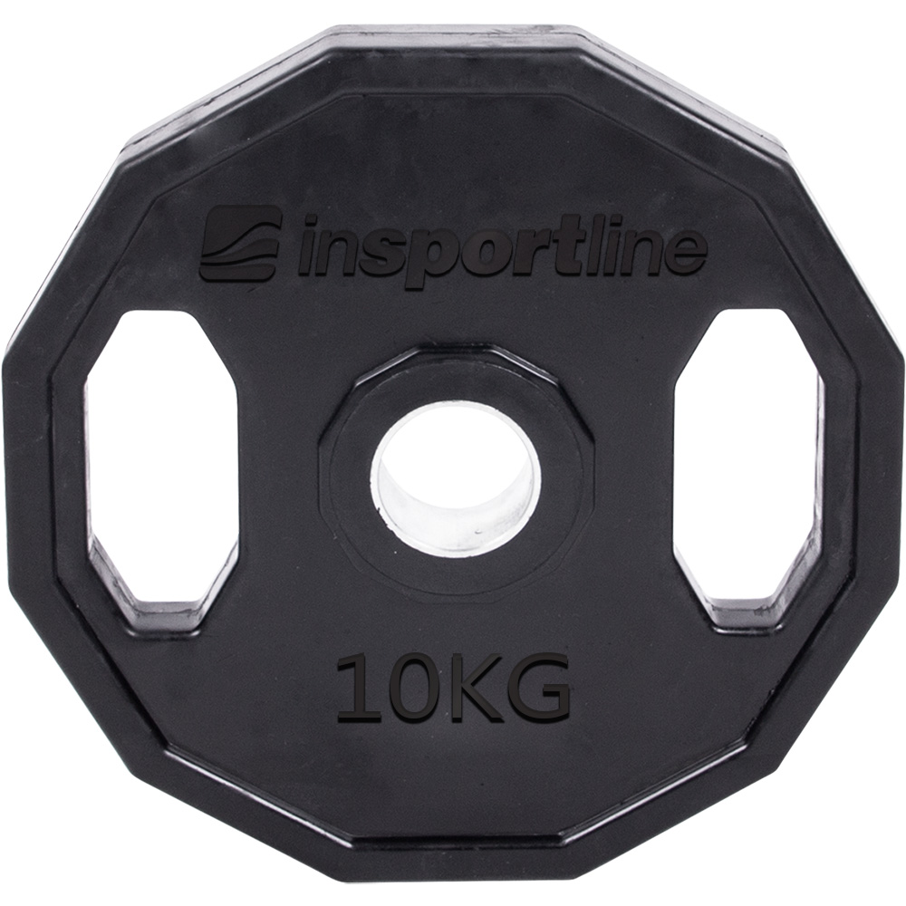 Pogumovaný olympijský kotouč inSPORTline Ruberton 10 kg 50 mm