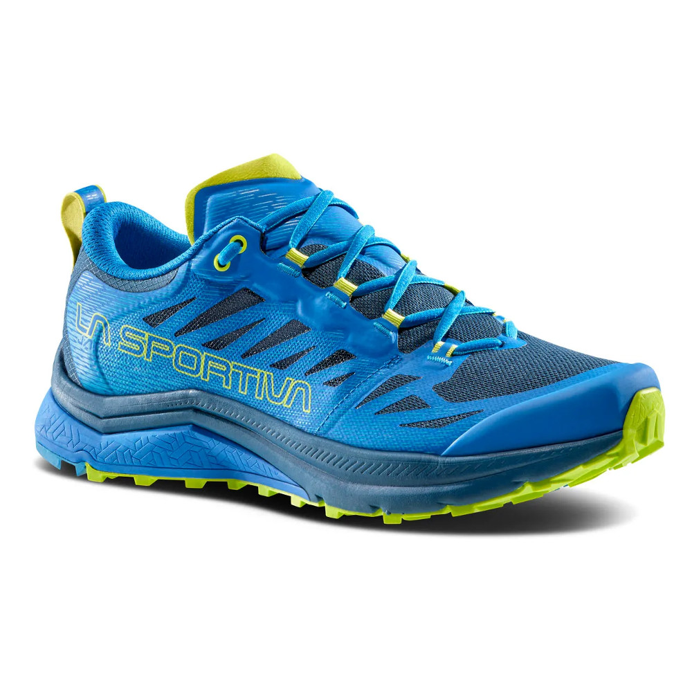Pánské trailové boty La Sportiva Jackal II Electric Blue/Lime Punch - 44,5
