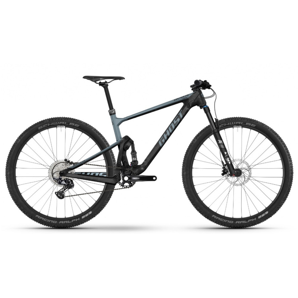 Horské kolo Ghost Lector FS Essential 29" - model 2024 Black/Grey - XS (16,5", 156-166 cm)