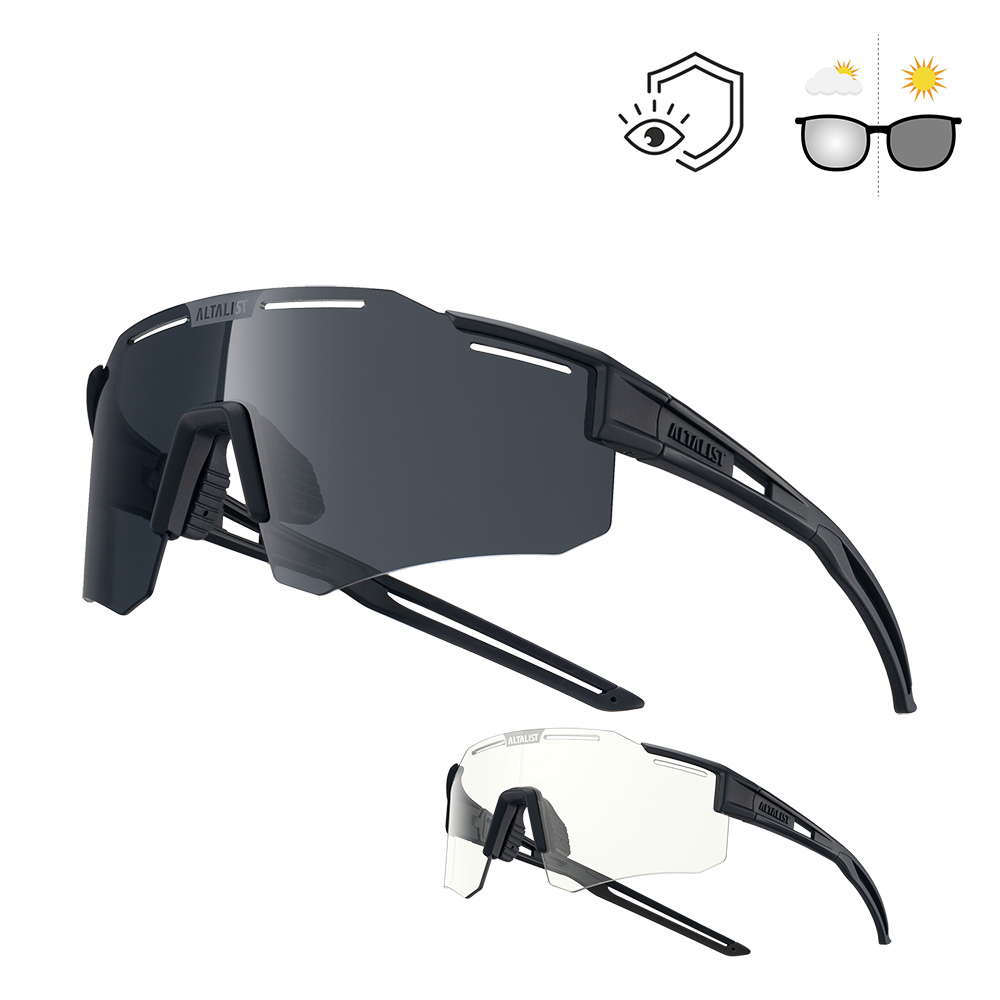 Sportovní sluneční brýle Altalist Legacy 3  černá s černými skly