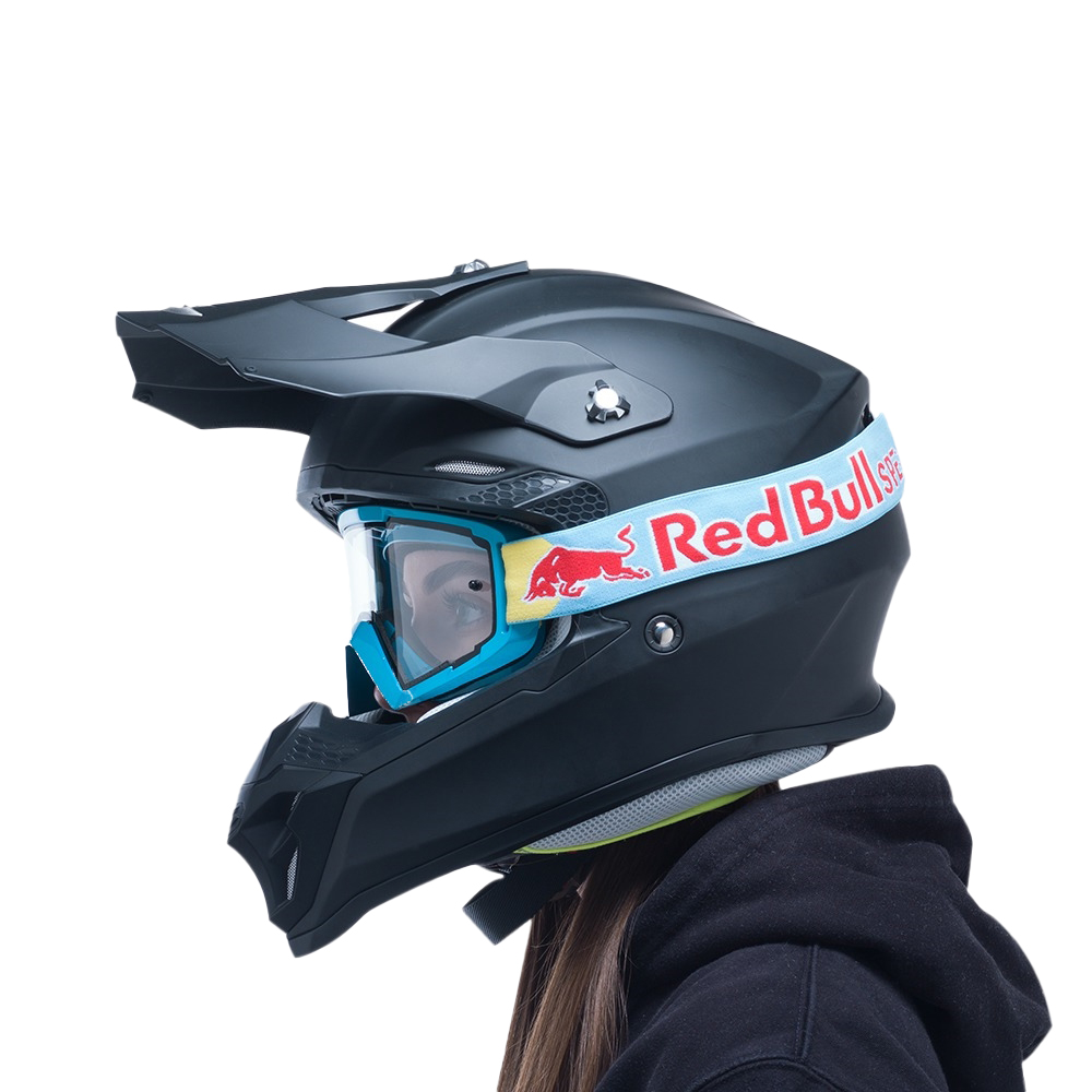 Motokrosové brýle RedBull Spect Whip, neon modré, plexi čiré (obrázek 3)