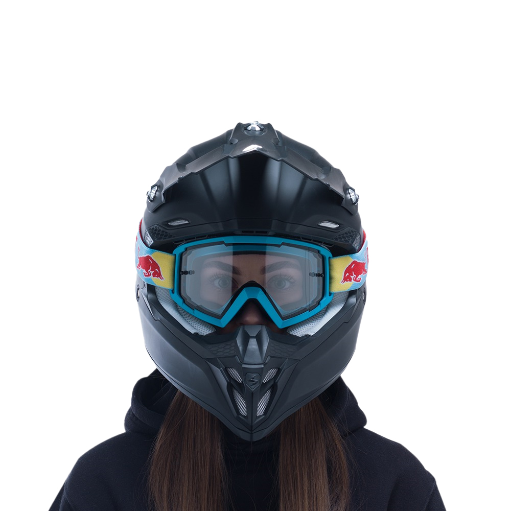 Motokrosové brýle RedBull Spect Whip, neon modré, plexi čiré (obrázek 4)
