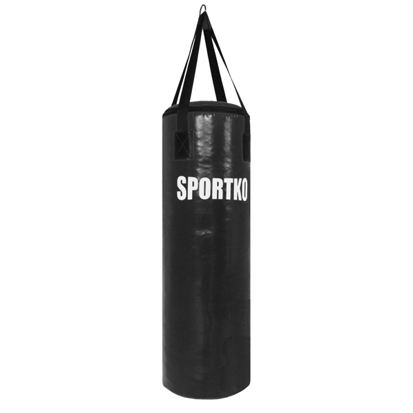 Boxovací pytel SportKO Classic MP3 32x85 cm  černá - černá