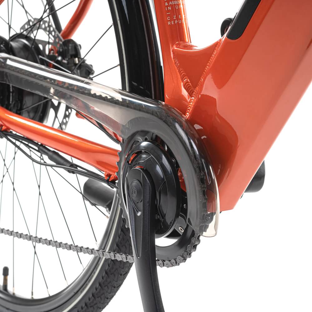 Městské elektrokolo Levit Musca Urban HD 630 28" 18" (160-180 cm) Orange Pearl (obrázek 9)