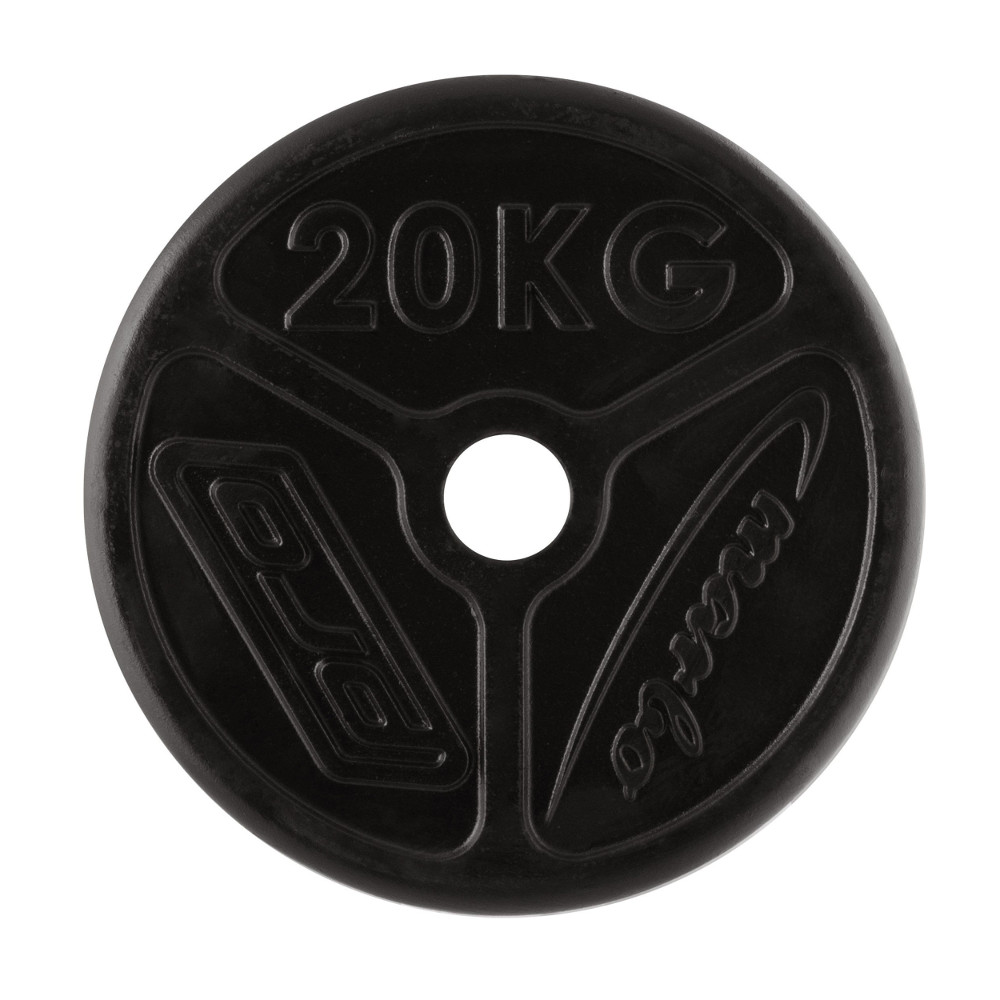 Levně Olympijský litinový kotouč Marbo Sport MW-O20 OLI 20 kg 50 mm