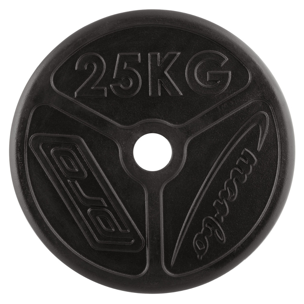 Levně Olympijský litinový kotouč Marbo Sport MW-O25 OLI 25 kg 50 mm