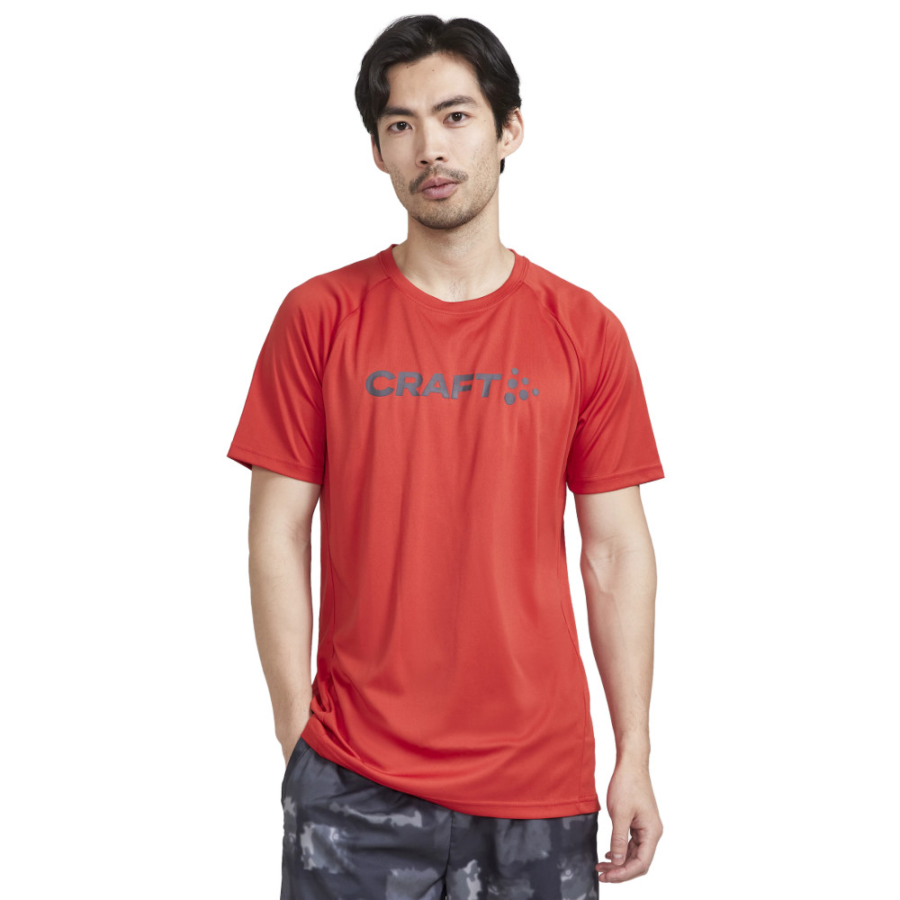 Pánské triko CRAFT CORE Unify Logo červená - XL