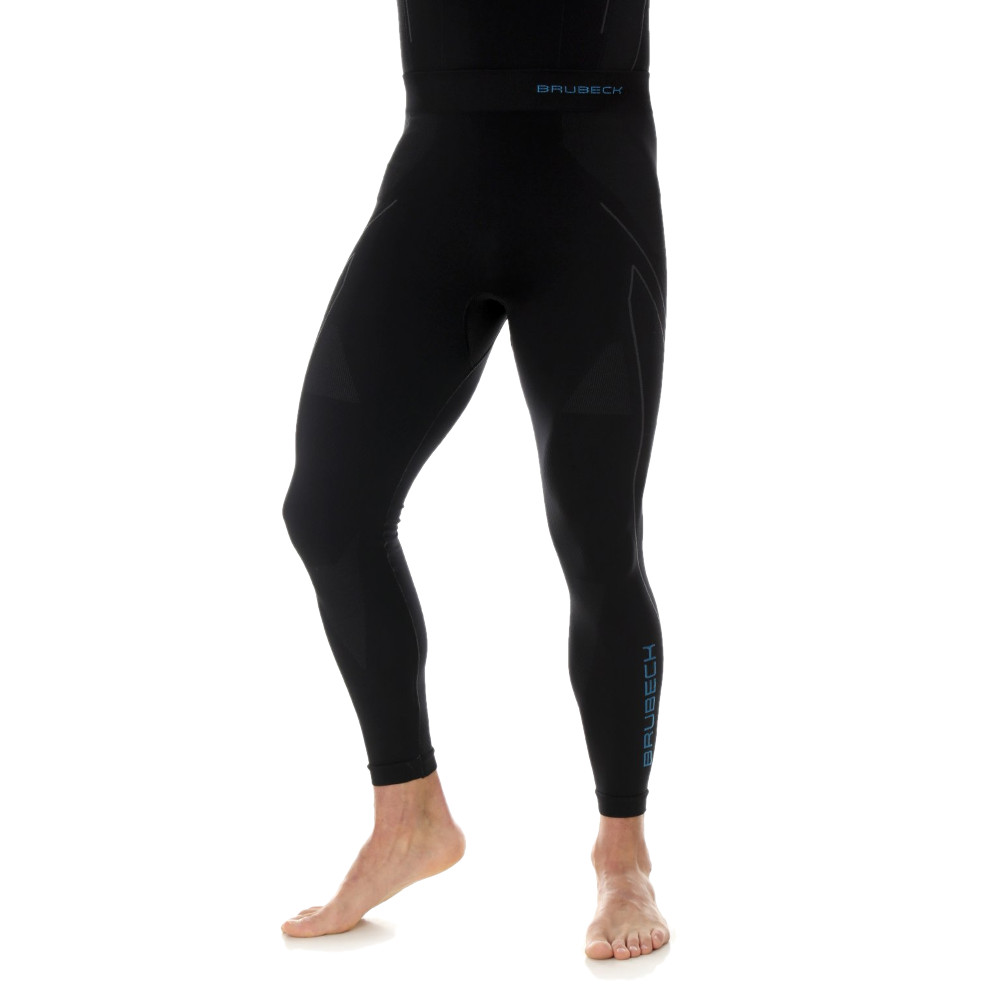 Pánské termo kalhoty Brubeck Thermo Black/Blue - XXL