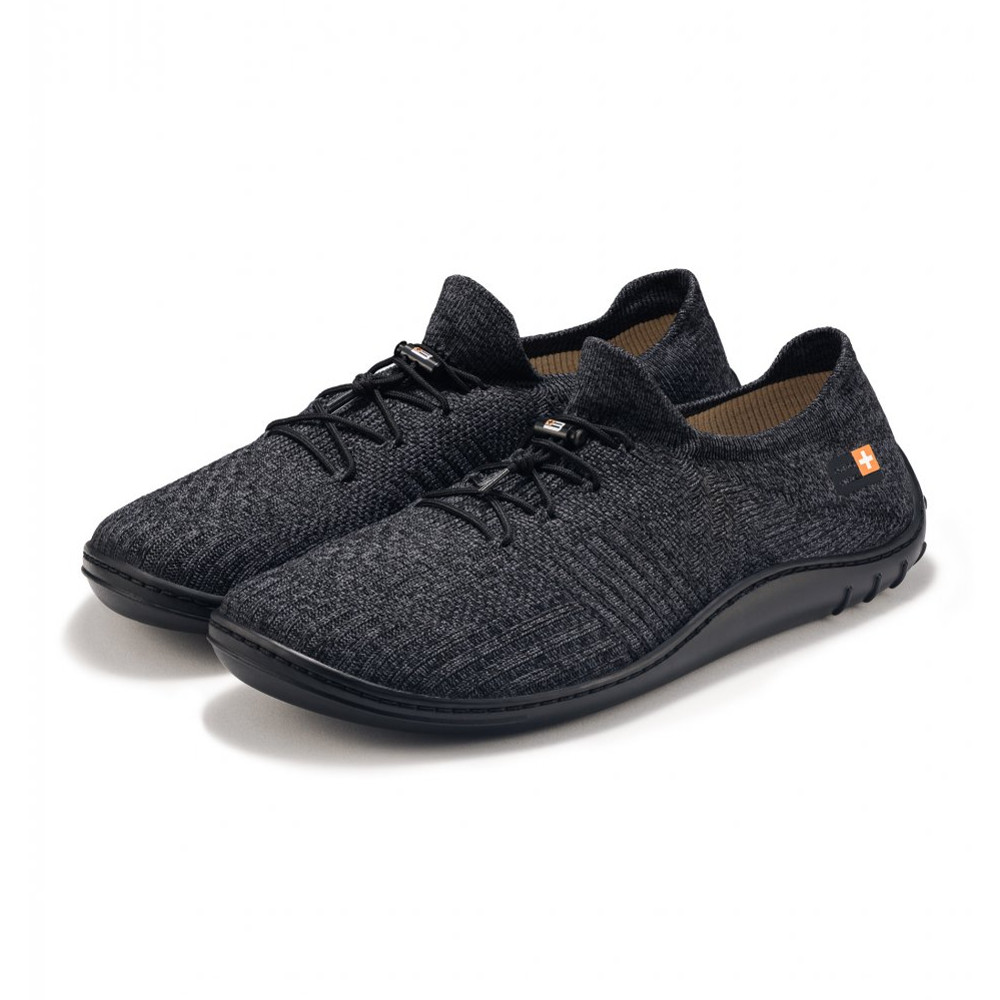 Pánské barefoot boty Brubeck Merino  Graphite/Black  47 - Graphite,Black