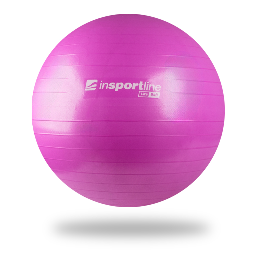 Gymnastický míč inSPORTline Lite Ball 45 cm  fialová - fialová