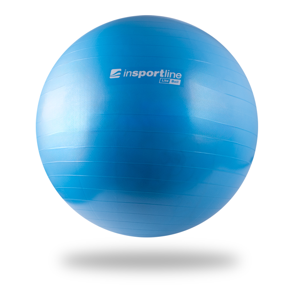 Gymnastický míč inSPORTline Lite Ball 65 cm  modrá - modrá