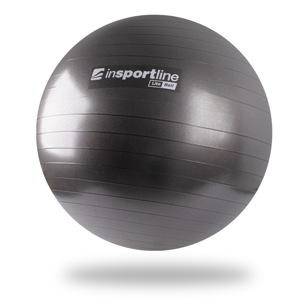 Gymnastický míč inSPORTline Lite Ball 75 cm  černá - černá
