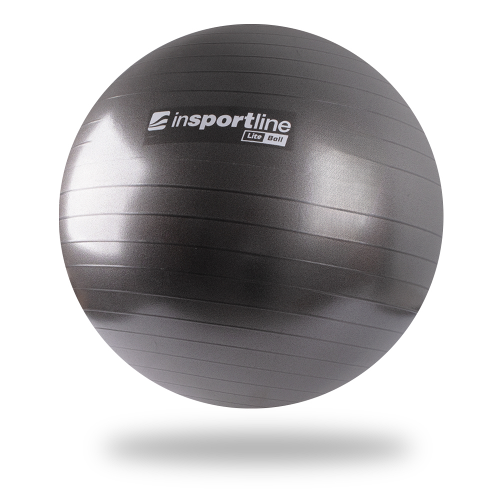 Gymnastický míč inSPORTline Lite Ball 55 cm černá