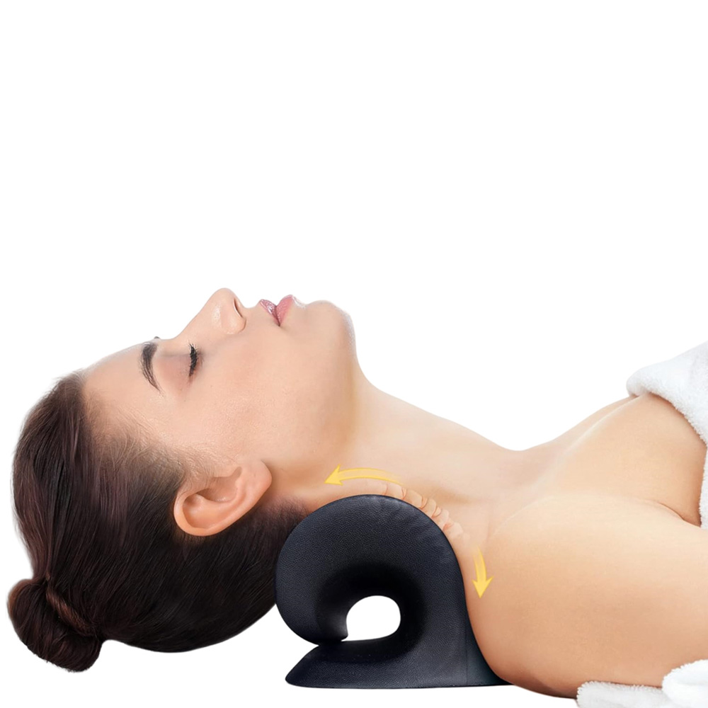 Podložka pro natažení krku a uvolnění krční páteře inSPORTline Muneal mocha mousse - Obrázek 4