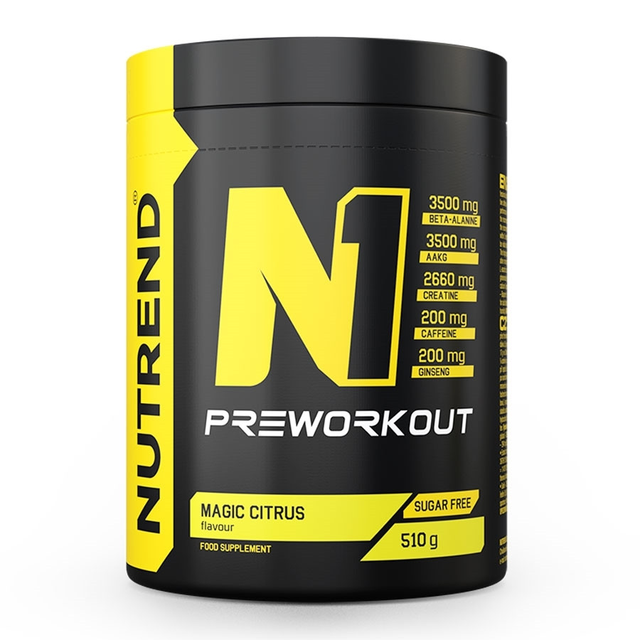 Pre-workout směs Nutrend N1 510 g magic citrus