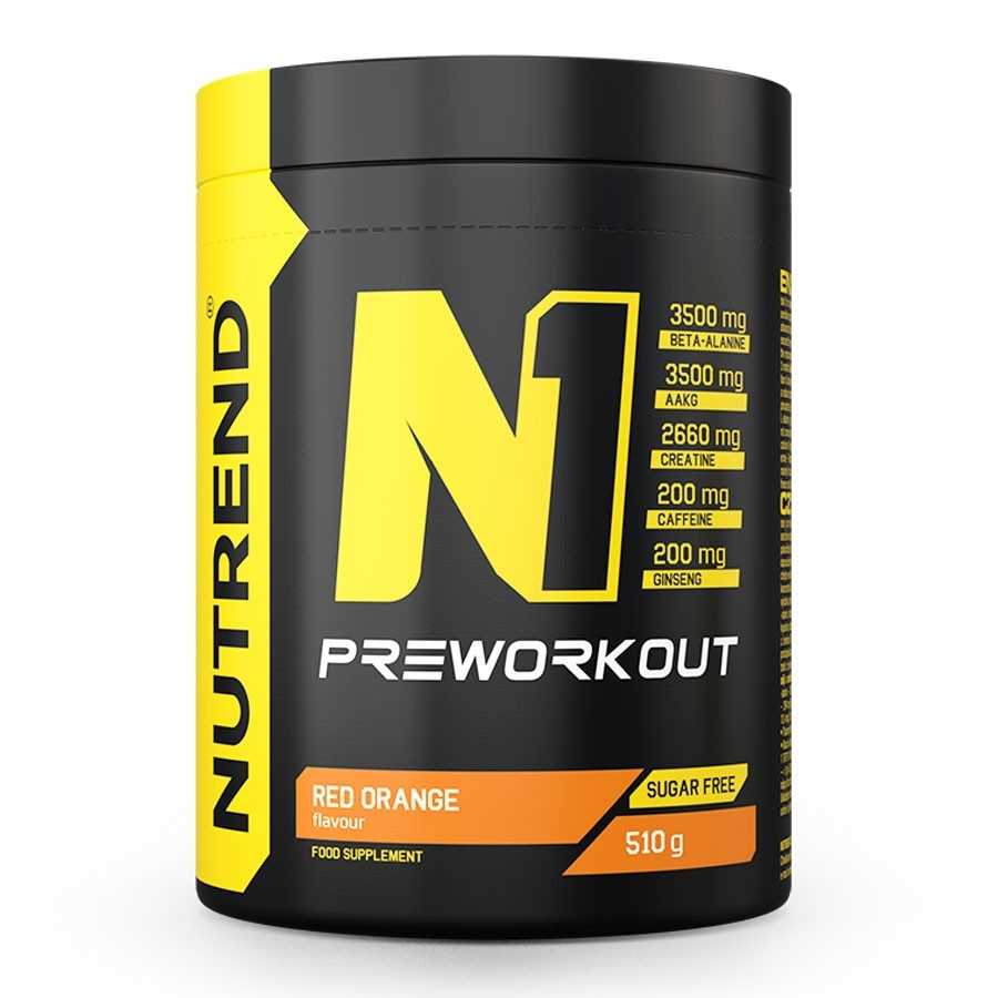 Pre-workout směs Nutrend N1 510 g modrá malina - Obrázek 3