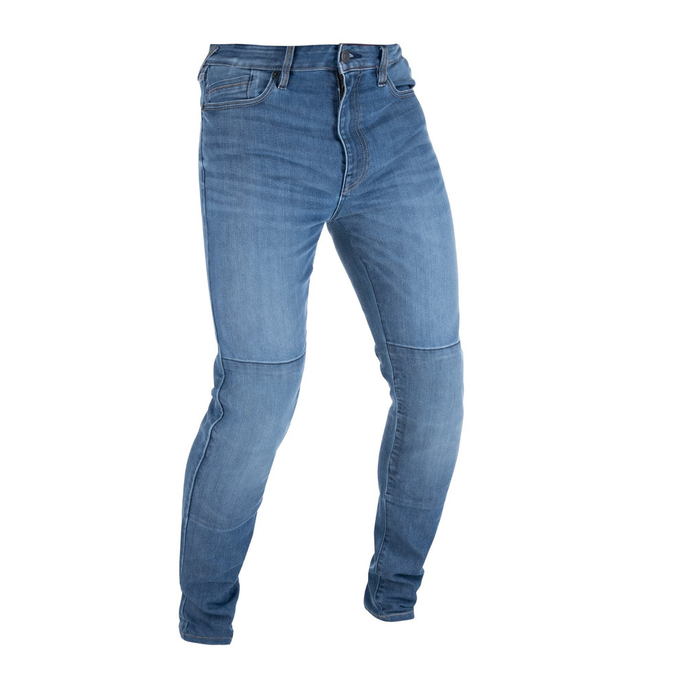 Pánské moto kalhoty Oxford Original Approved Jeans CE Slim Fit sepraná světle modrá 40/30