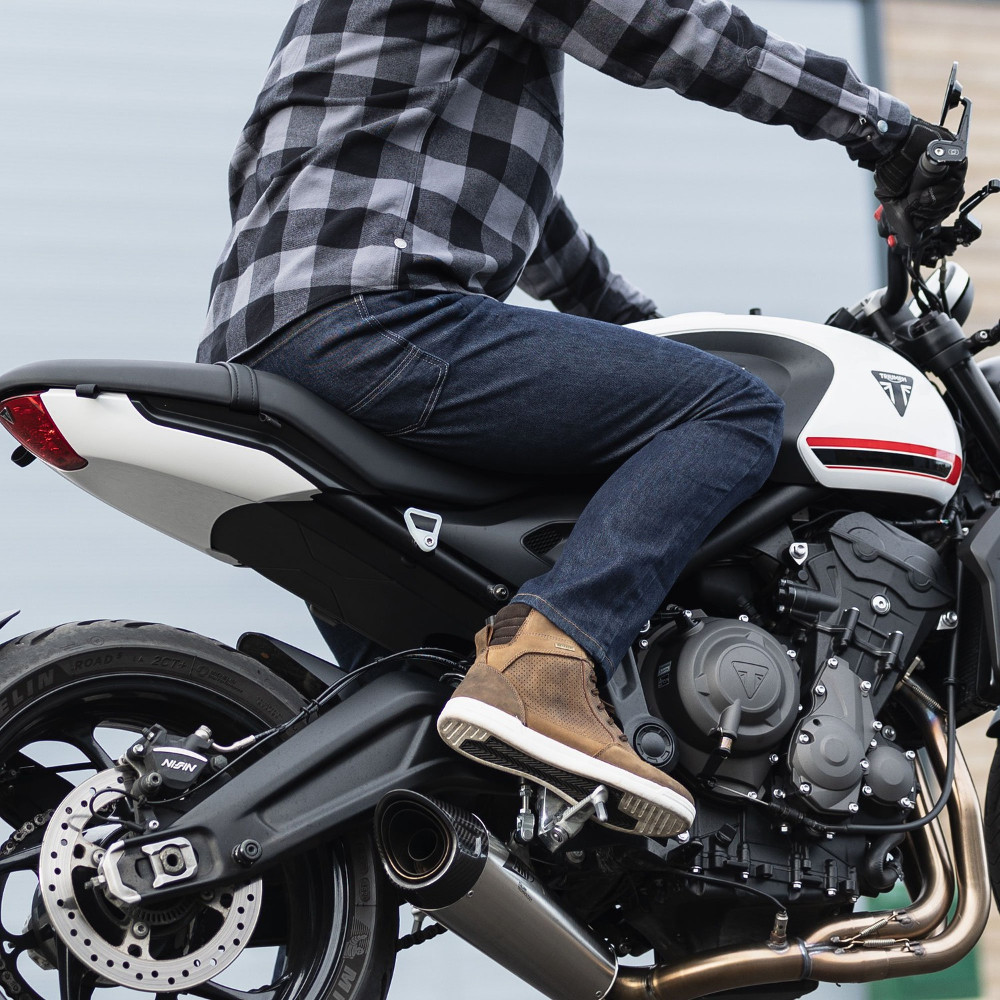 Pánské moto kalhoty Oxford Original Approved Jeans CE Slim Fit indigo 38/32 - Obrázek 6