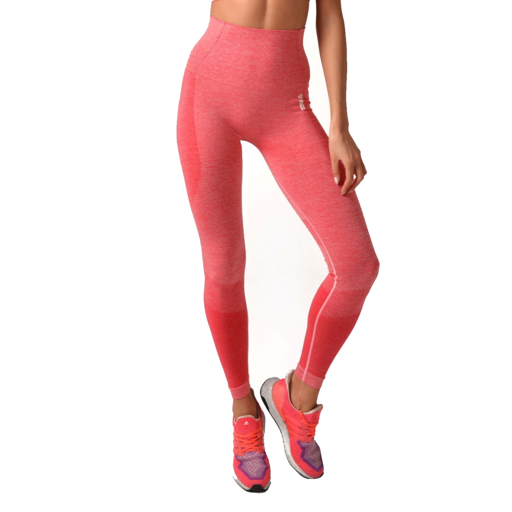 Levně Dámské legíny Boco Wear Raspberry Melange Push Up růžová M/L