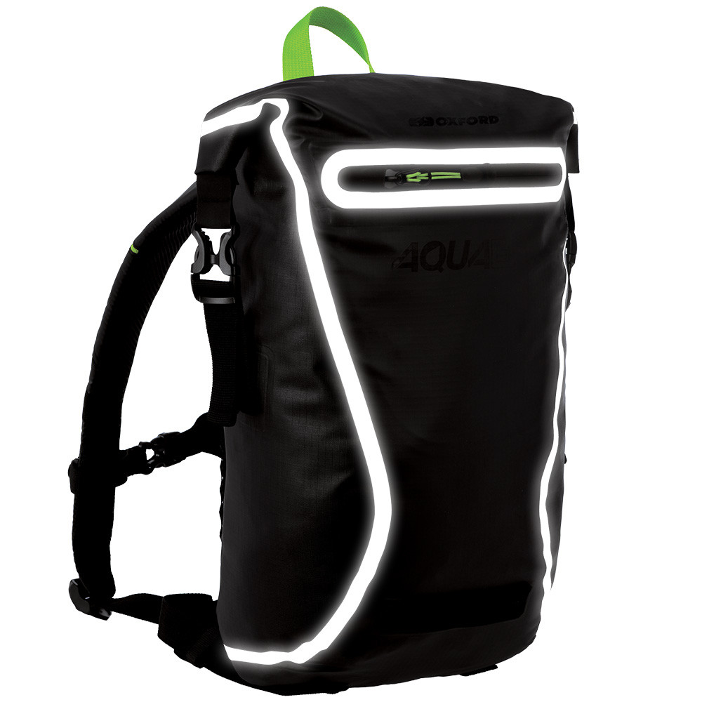 Vodotěsný batoh Oxford Aqua EVO Backpack 12l Black-Green černá/žlutá fluo (obrázek 9)