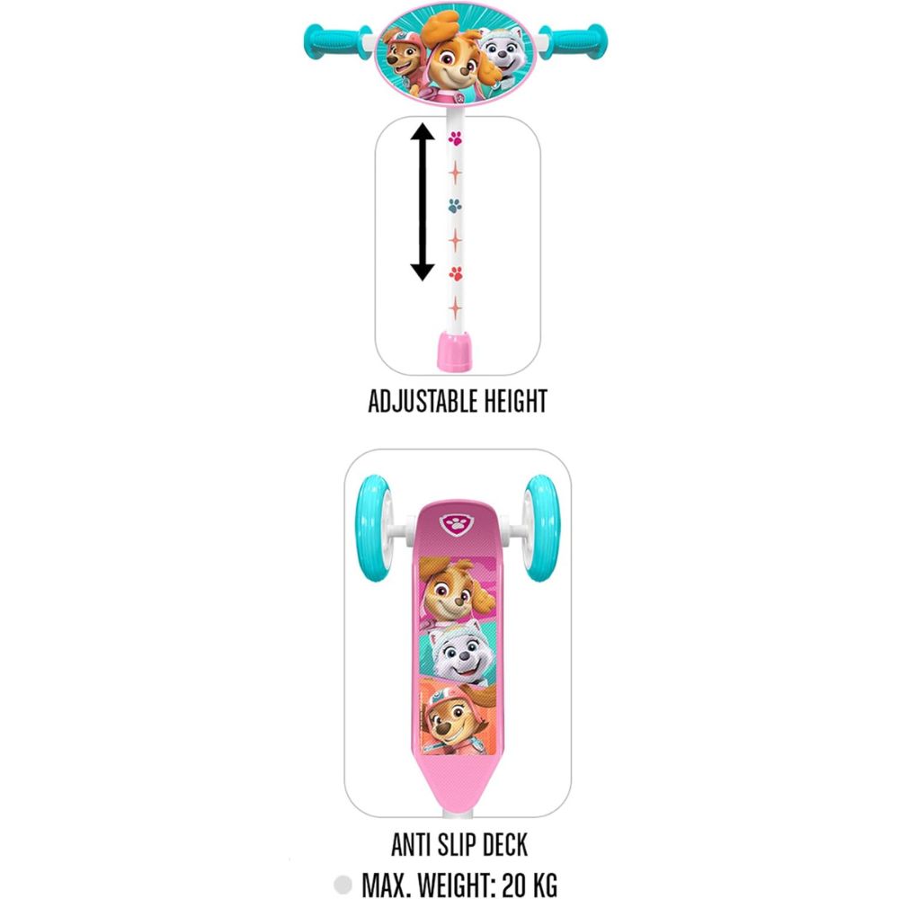 Dětská trojkoloběžka Paw Patrol Girl