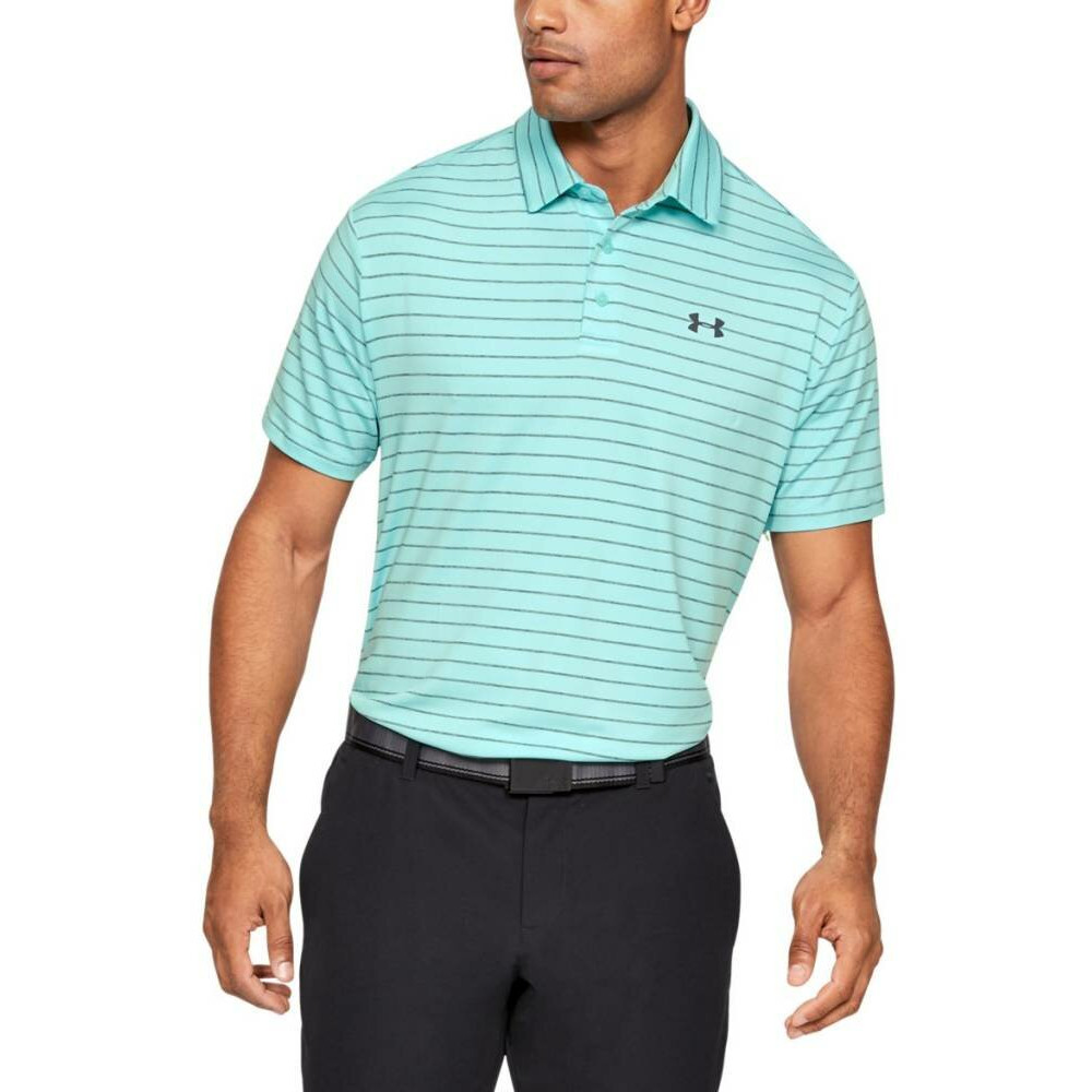 Levně Pánské triko Under Armour Playoff Polo 2.0 Neo Turquoise L