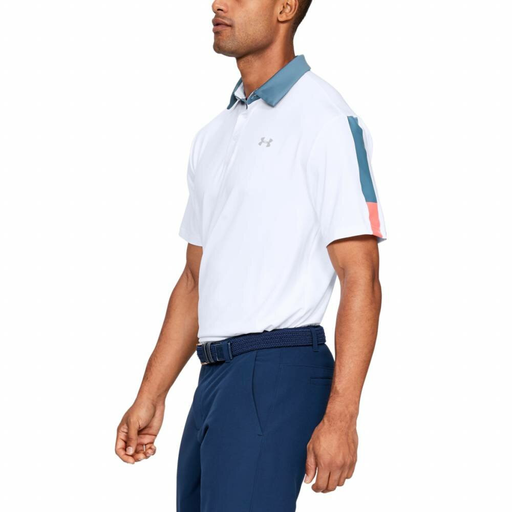 Pánské triko Under Armour Playoff Polo 2.0 White 121 L - Obrázek 3