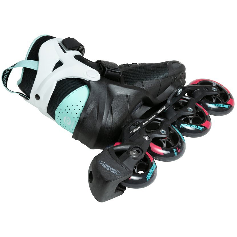 Kolečkové brusle Powerslide Radon Teal 90 Trinity 38