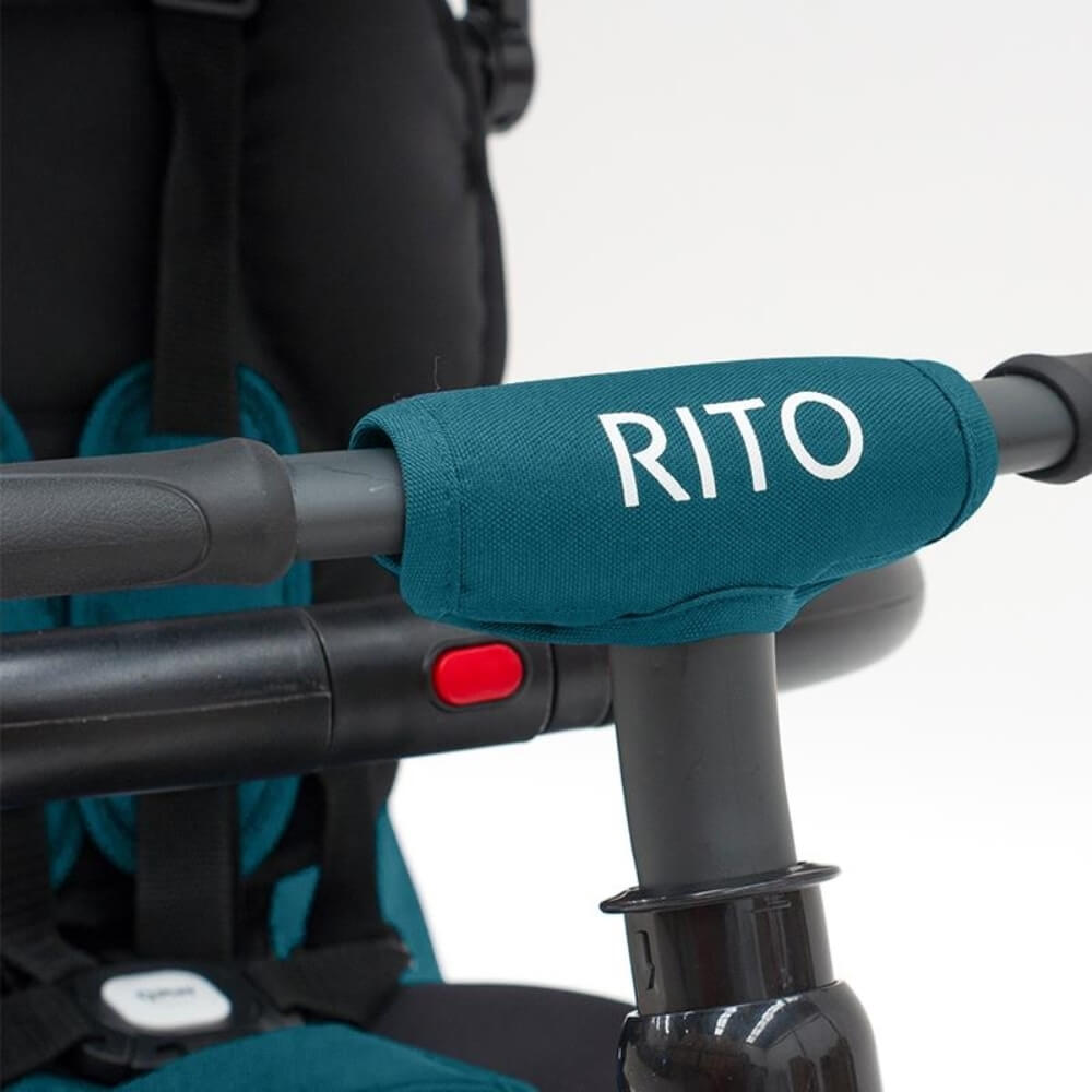 Dětská tříkolka s vodící tyčí QPlay Rito+ Grey (obrázek 8)