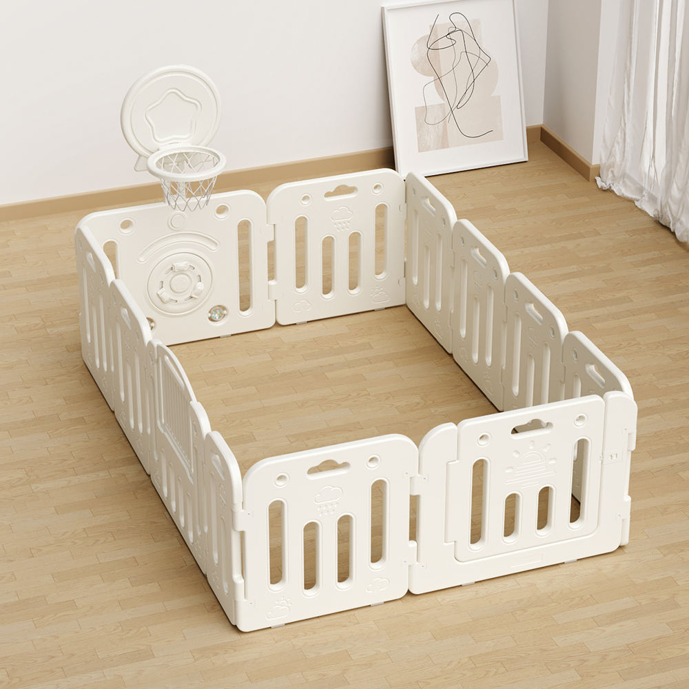 Dětská plastová ohrádka s příslušenstvím inSPORTline Klaudino Max 180x200 cm - Obrázek 3