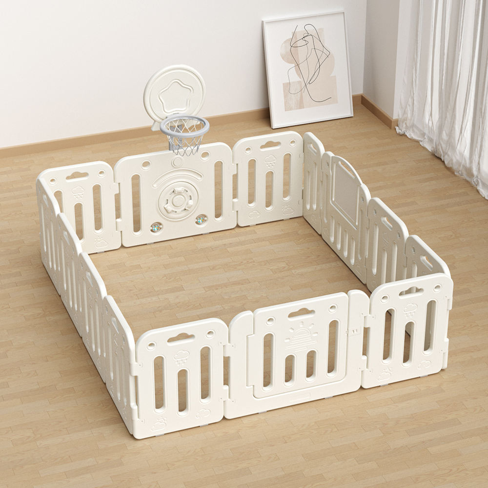 Dětská plastová ohrádka s příslušenstvím inSPORTline Klaudino Max 180x200 cm - Obrázek 4