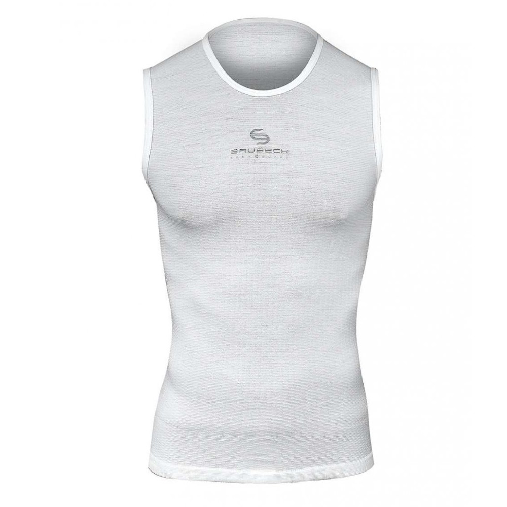 Unisex tílko Brubeck Multifunctional Base Layer 3D White - XL